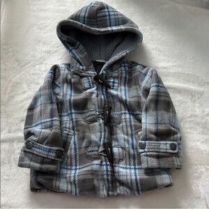 First Impressions Gray Plaid Kids Jacket